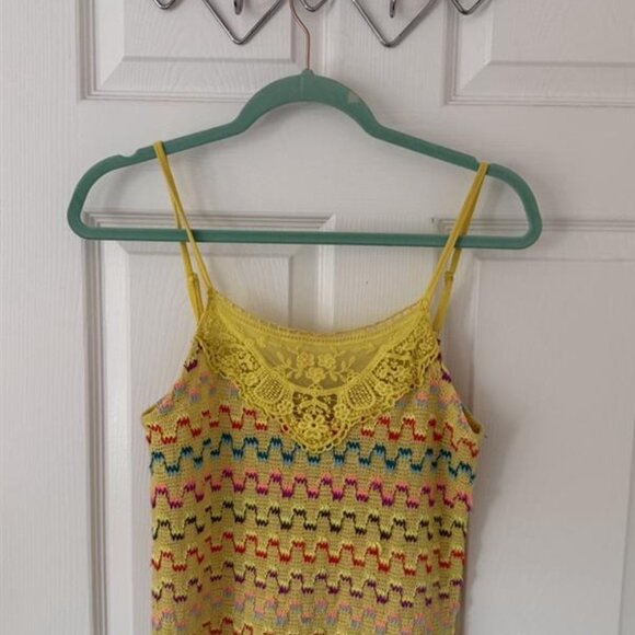 Free People Yellow Colorful Tank Top - Picture 4 of 9